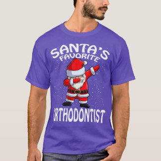 Santas Favorite Orthodontist Weihnachten T-Shirt