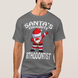 Santas Favorite Orthodontist Weihnachten T-Shirt