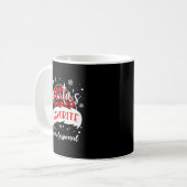 Santa's Favorite Paraprofessional Hat Flannel Chri Kaffeetasse (Vorderseite Links)