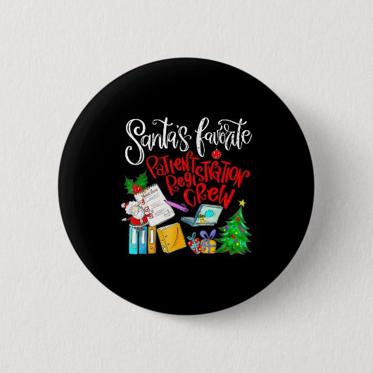 Santa's Favorite Patient Registration Crew Access Button (Vorderseite)