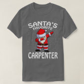 Santas Favorite Penter Weihnachten T-Shirt (Design vorne)