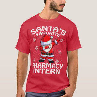 Santas Favorite Pharmacy Intern Weihnachten T-Shirt