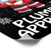 Santa's Favorite Plumber Apprentice Christmas Poster (Ecke)