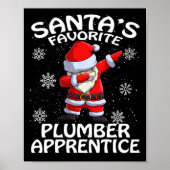 Santa's Favorite Plumber Apprentice Christmas Poster (Vorne)