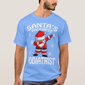 Santas Favorite Podiatrist Weihnachten 1 T-Shirt