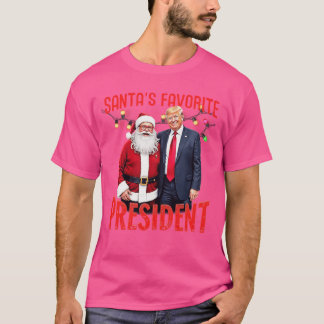 Santas Favorite Presiden Christmas girl T-Shirt