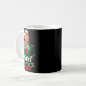 Santa's Favorite President Funny Santa Trump 2024 Kaffeetasse (Vorderseite Links)
