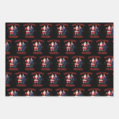 Santa's Favorite President Funny Trump Christmas Geschenkpapier Set (Vorderseite 3)