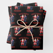 Santa's Favorite President Funny Trump Christmas Geschenkpapier Set (Beispiel)