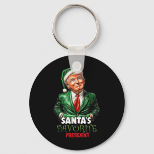 Santas Favorite President Funny Trump Weihnachten Schlüsselanhänger
