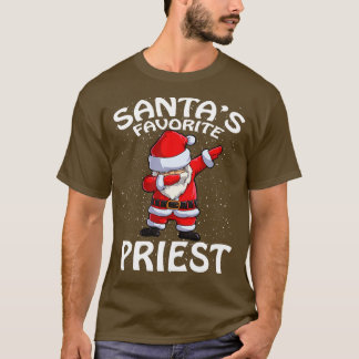 Santas Favorite Priester Weihnachten T-Shirt