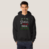 Santa's Favorite Principal Christmas Ugly Sweater Hoodie (Vorne ganz)