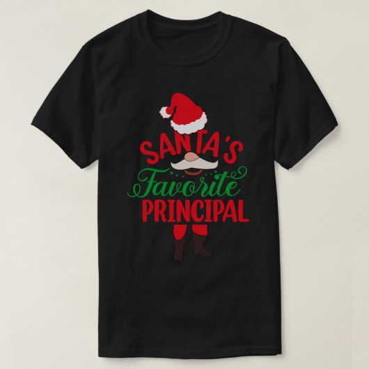 Santas Favorite Principal T-Shirt (Design vorne)