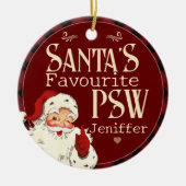 Santas Favorite PSW Keramik Ornament (Vorne)