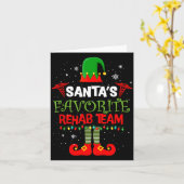 Santa's Favorite Rehab Team Elf Physical Therapy C Karte (Gelbe Blume)