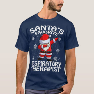 Santas Favorite Respiratory Therapies Weihnachten T-Shirt