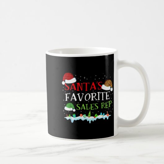 Santa's Favorite S Rep Fun Christmas  Kaffeetasse (Rechts)