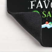 Santa's Favorite S Rep Fun Christmas Mousepad (Ecke)