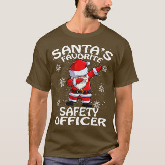 Santas Favorite Safety Officer Weihnachten T-Shirt