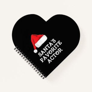 Santas Favorite Schauspieler Weihnachts-Schauspiel Notizblock