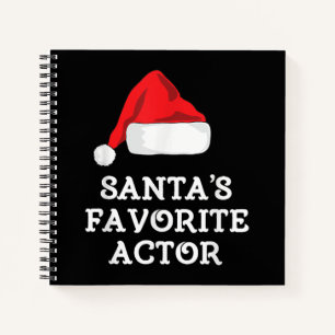 Santas Favorite Schauspieler Weihnachts-Schauspiel Notizblock
