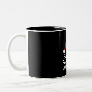Santas Favorite Schauspielerin Weihnachts-Schauspi Zweifarbige Tasse