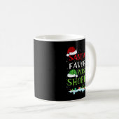 Santa's Favorite Shopper Fun Christmas Consultant  Kaffeetasse (VorderseiteRechts)