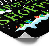 Santa's Favorite Shopper Fun Christmas Consultant  Poster (Ecke)