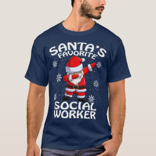Santas Favorite Social Worker Weihnachten 1 T-Shirt