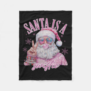 Santas Favorite Swifty Frohe Weihnachtsfeier Weihn Fleecedecke