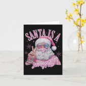 Santas Favorite Swifty Frohe Weihnachtsfeier Weihn Karte (Gelbe Blume)