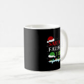 Santa's Favorite Tailor Fun Christmas Alterations  Kaffeetasse (VorderseiteRechts)