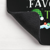 Santa's Favorite Tailor Fun Christmas Alterations  Mousepad (Ecke)