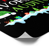 Santa's Favorite Tor Fun Christmas Poster (Ecke)