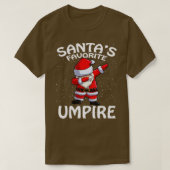 Santas Favorite Umpire T-Shirt (Design vorne)