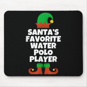 Santas Favorite Water Lo Player Hat Weihnachtsfest Mousepad