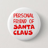 Santas Freund Button (Vorderseite)