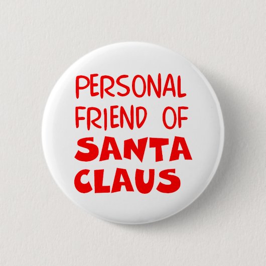 Santas Freund Button (Vorderseite)