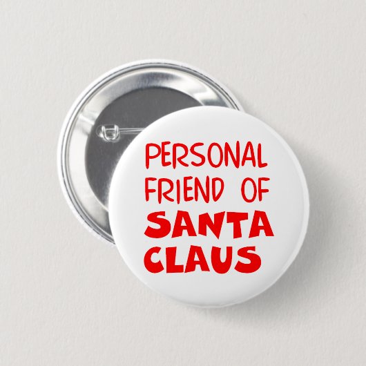 Santas Freund Button (Vorne & Hinten)