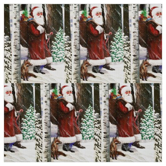 Santas Fuchs Stoff (Muster)