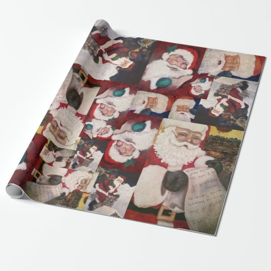 Santas geschenkpapier (Ungerollt)
