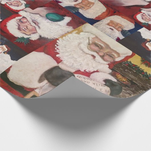Santas geschenkpapier (Ecke)