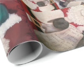 Santas  geschenkpapier (Rolleneckpunkt)