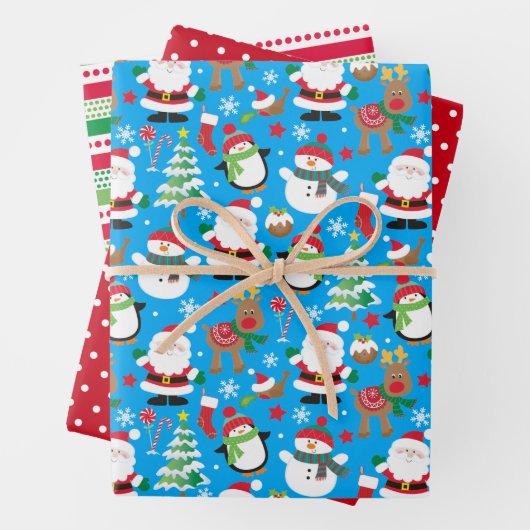 Santas Geschenkpapier Set (Beispiel)