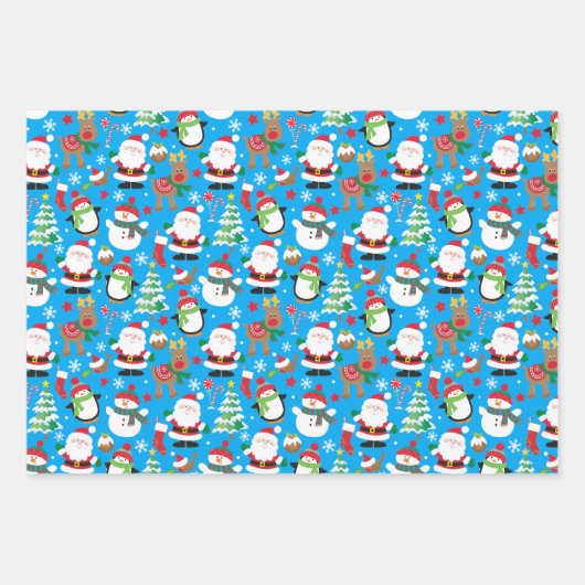 Santas Geschenkpapier Set (Vorderseite)