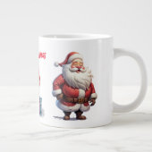 Santa's Gift Bounty Christmas  Jumbo-Tasse (Rechts)