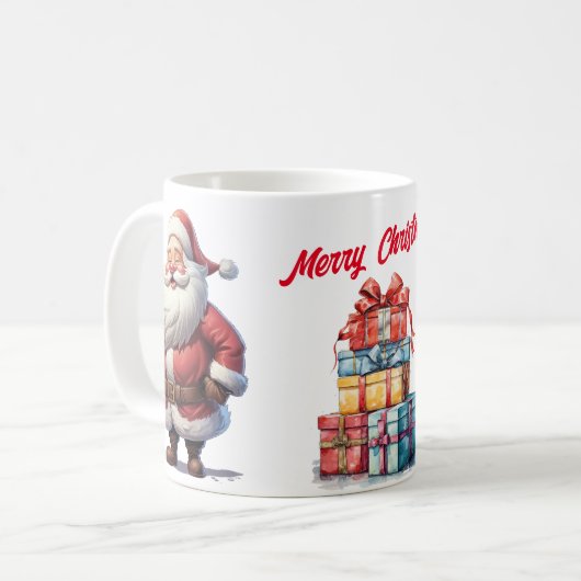 Santa's Gift Bounty Christmas  Kaffeetasse (Vorderseite Links)
