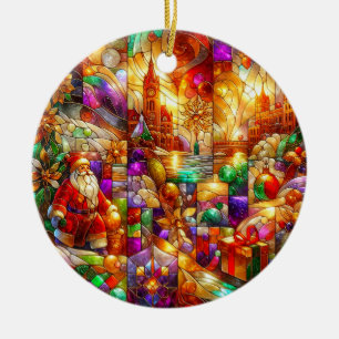 SANTA'S GIFTS ~ Keramik Ornament ~