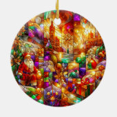 SANTA'S GIFTS ~ Keramik Ornament ~ (Hinten)