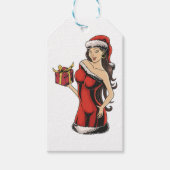 Santa's Girl Geschenkanhänger (Vorderseite)